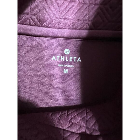 Athleta Jacquad elevation performance JA-Class pullover women size medium - Picture 3 of 8